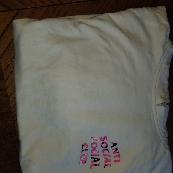 Antisocial social club Beverly white hoodie - Picture 2 of 4